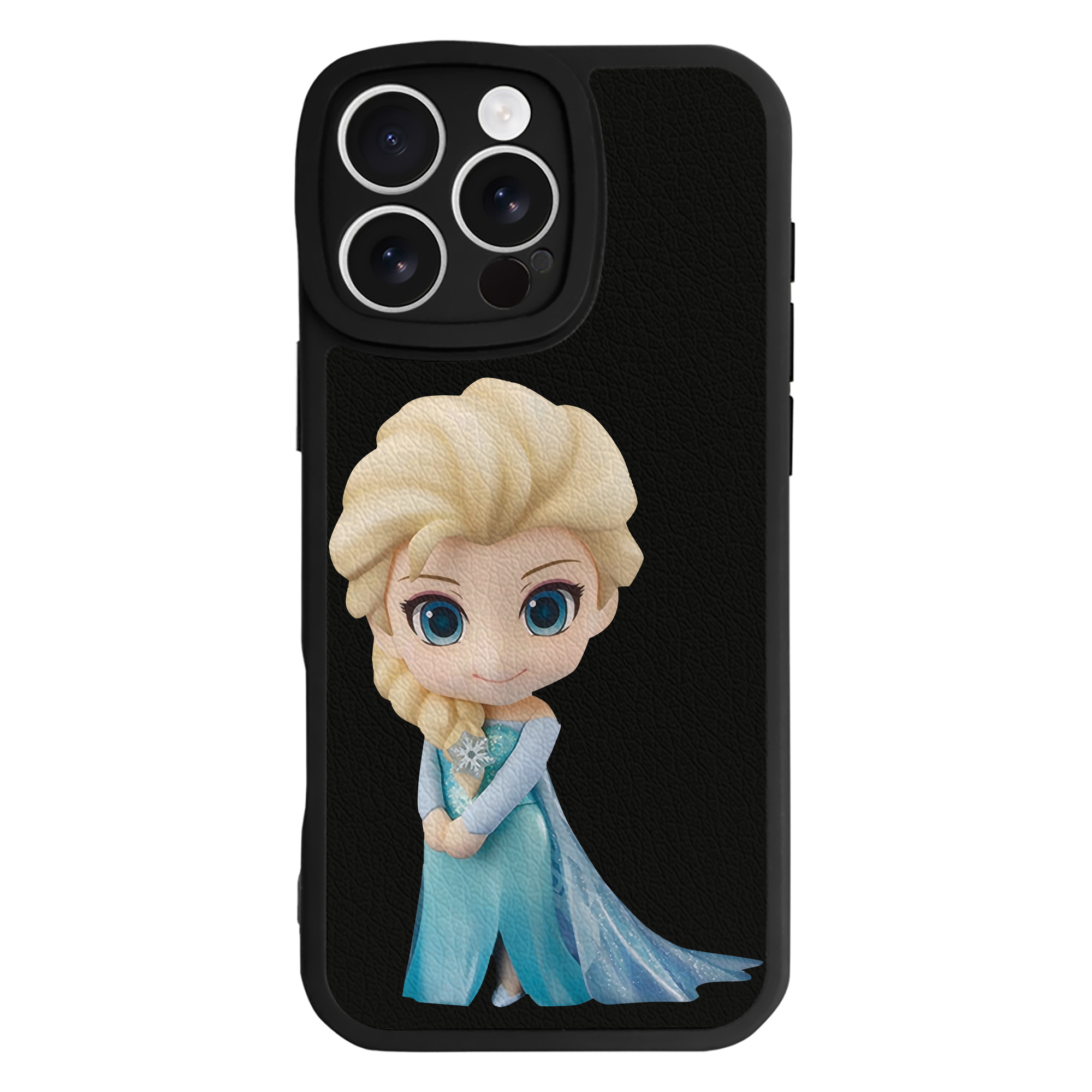 （画像用） アナと雪の女王 アンナ エルサ Frozen Anna Elsa 【iPhone 16シリーズ対応】シリコンスマホケース（レザー調） 材質：シリコン